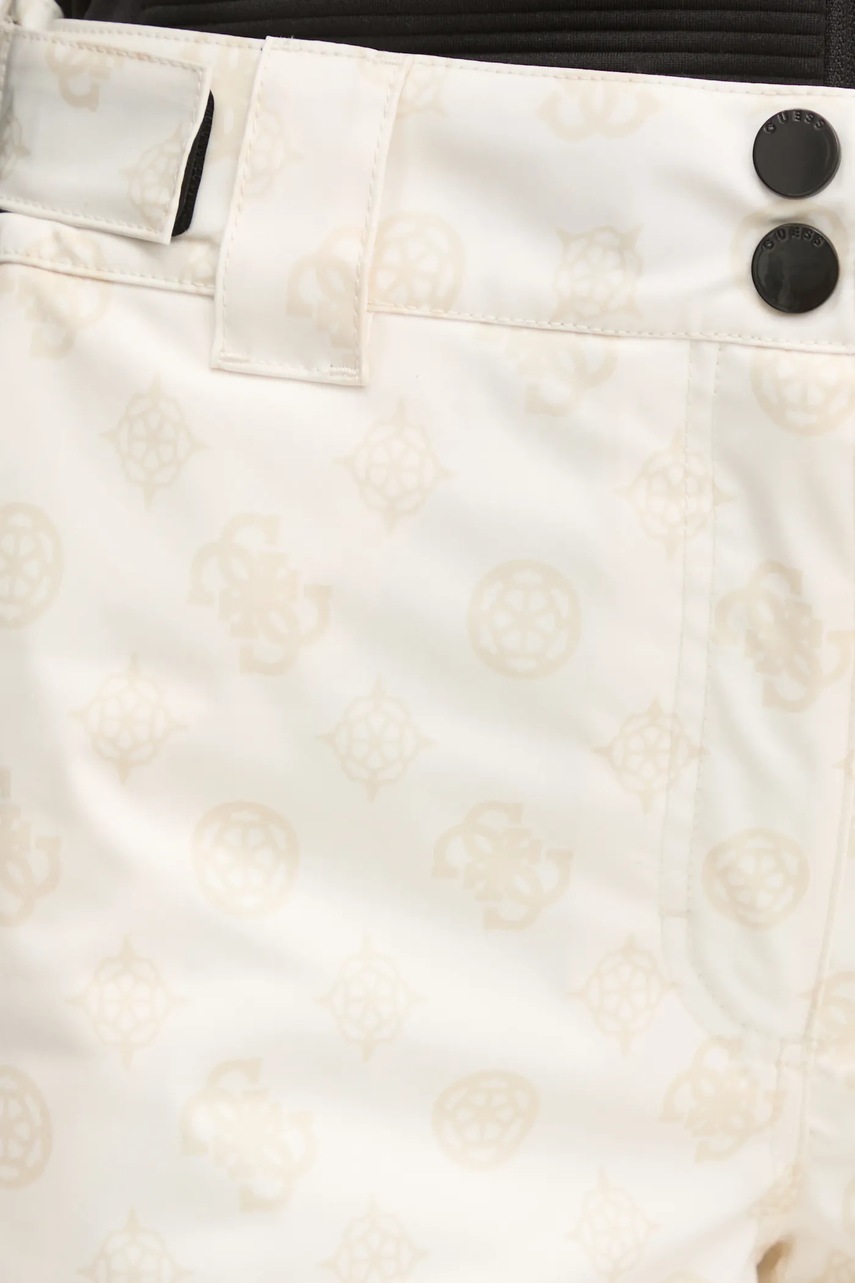 Παντελόνι σκι Guess χρώμα: μπεζ, W4PB60 WH0K0 φωτογραφία