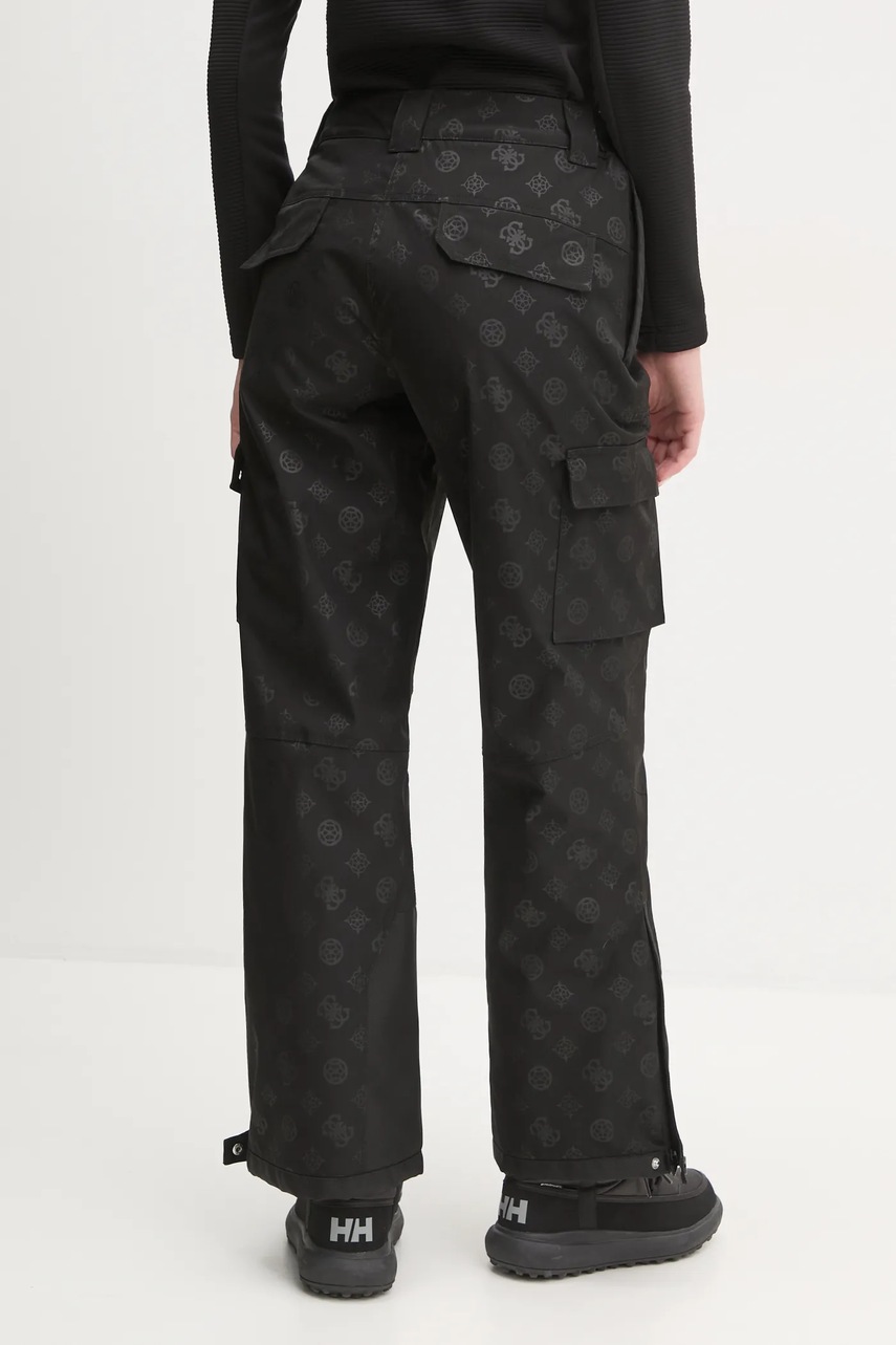 Παντελόνι σκι Guess χρώμα: μαύρο, W4PB60 WH0K0 φωτογραφία