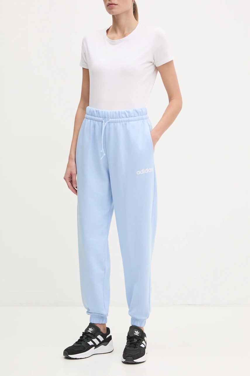 adidas pantaloni de trening Essentials Linear cu imprimeu, JC5951