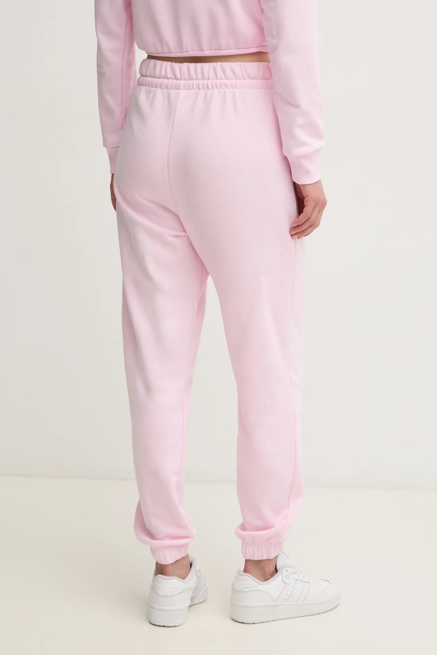adidas melegítőnadrág Essentials Linear rózsaszín, nyomott mintás, JC5956 termék 2. képe