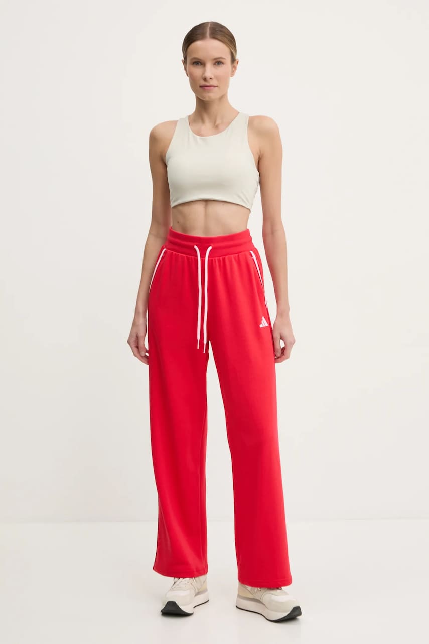 Спортивные штаны adidas W CB Color Pop цвет красный с аппликацией JG6252 Спортивные штаны adidas W CB Color Pop цвет красный с аппликацией JG6252