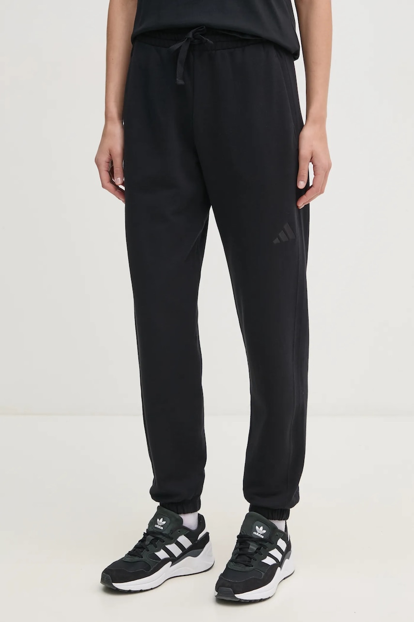 adidas pantaloni de trening ALL SZN culoarea negru, neted, IX3810 adidas pantaloni de trening ALL SZN culoarea negru, neted, IX3810