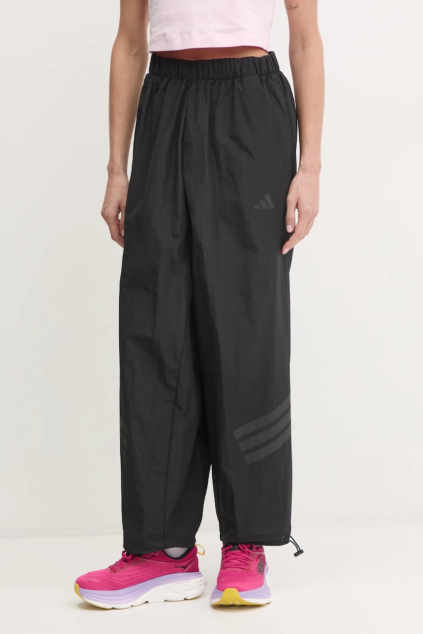 adidas pantaloni de trening Future Icons culoarea negru, neted, JE0147 adidas pantaloni de trening Future Icons culoarea negru, neted, JE0147
