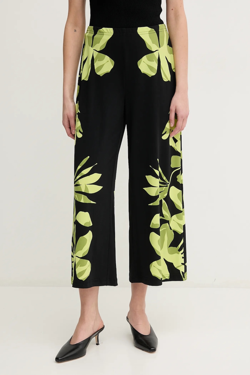 Joseph Ribkoff pantaloni culoarea negru, fason culottes, high waist, 251189