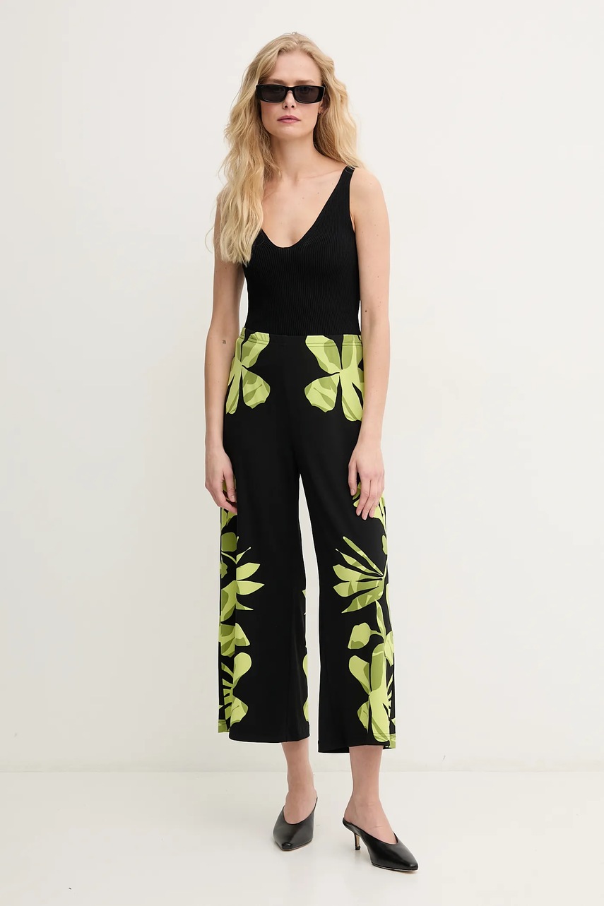 Брюки Joseph Ribkoff цвет чёрный кюлоты высокая посадка 251189