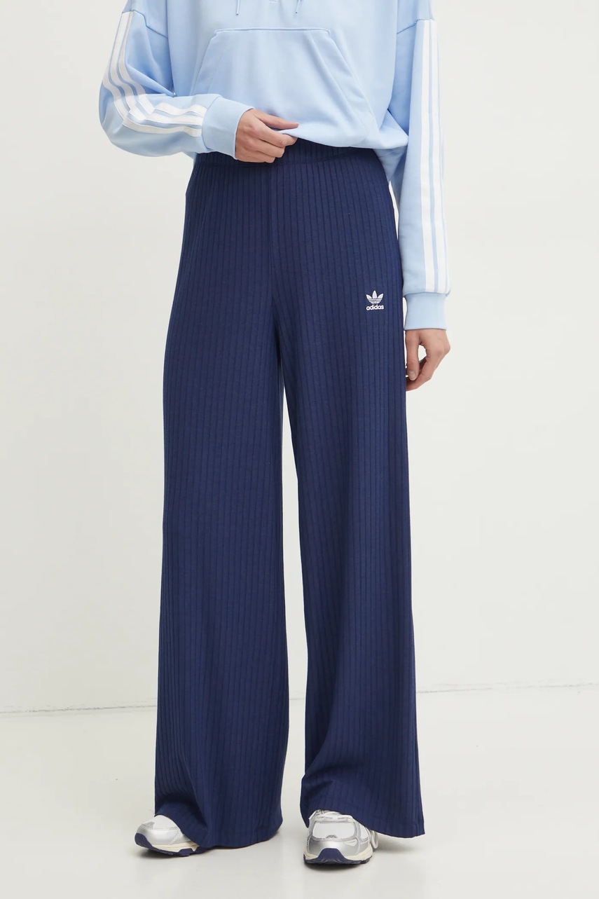 adidas Originals pantaloni de trening Essential culoarea bleumarin, uni, JD1496