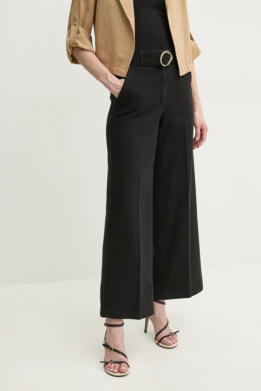 Marella jeansi RESEDA femei, culoarea negru, 2513131094200