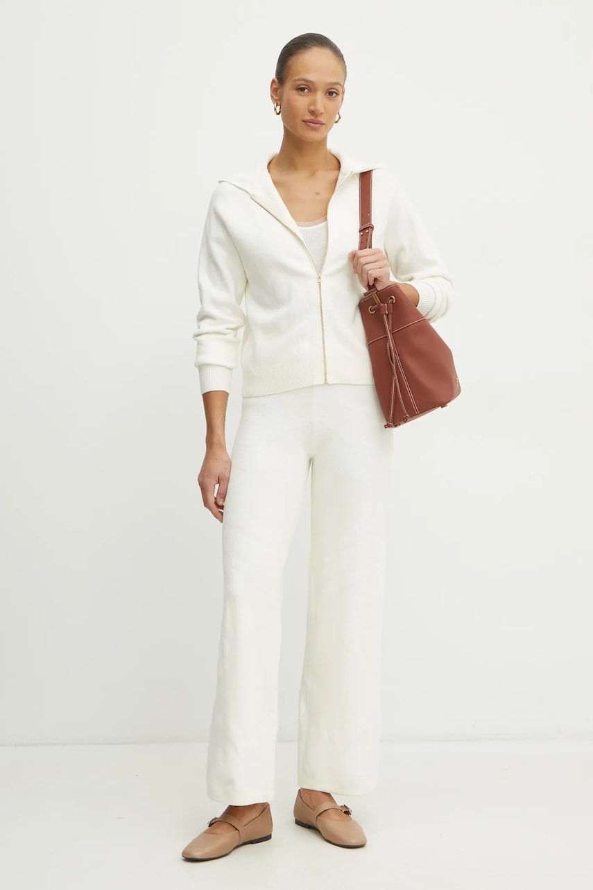 Брюки Marella UGHETTA2 женские цвет бежевый прямые высокая посадка 2513331011200 Брюки Marella UGHETTA2 женские цвет бежевый прямые высокая посадка 2513331011200