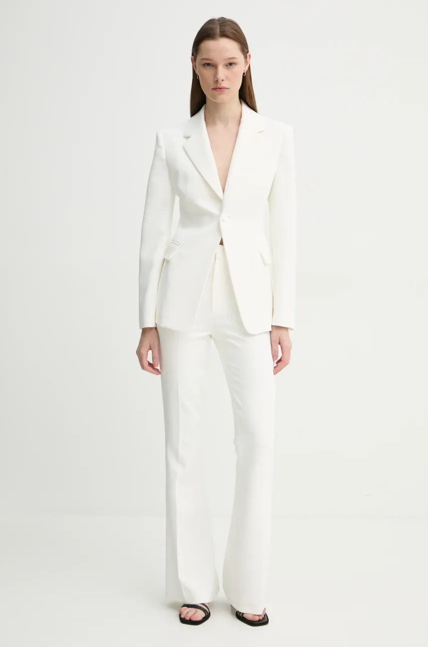 Брюки A.L.C. женские цвет бежевый клёш высокая посадка 2PANT00982 Брюки A.L.C. женские цвет бежевый клёш высокая посадка 2PANT00982