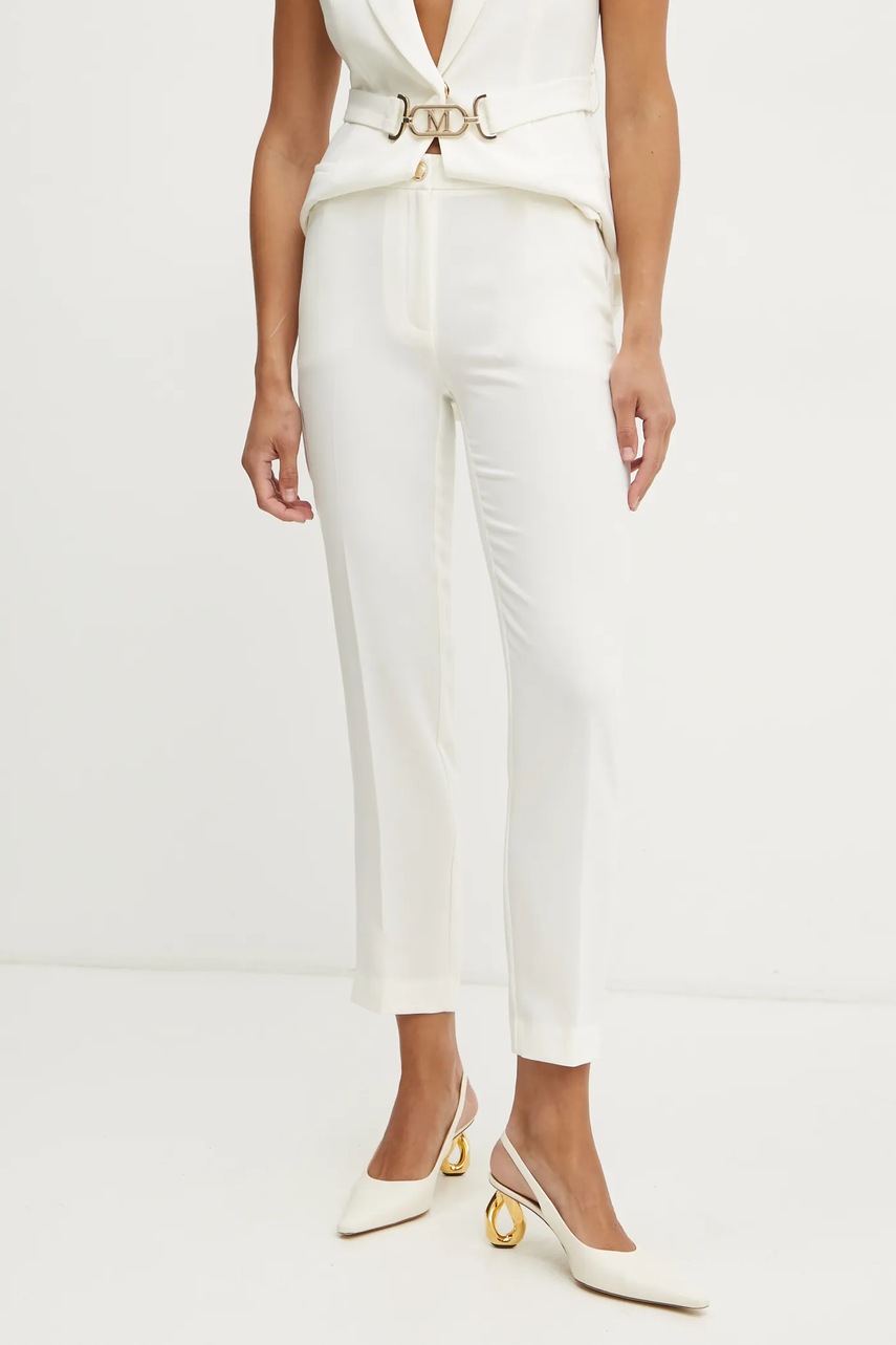 

Панталон Marciano Guess BECKY в бежово с кройка тип цигара, с висока талия 5RGB03 7115A, Бежов