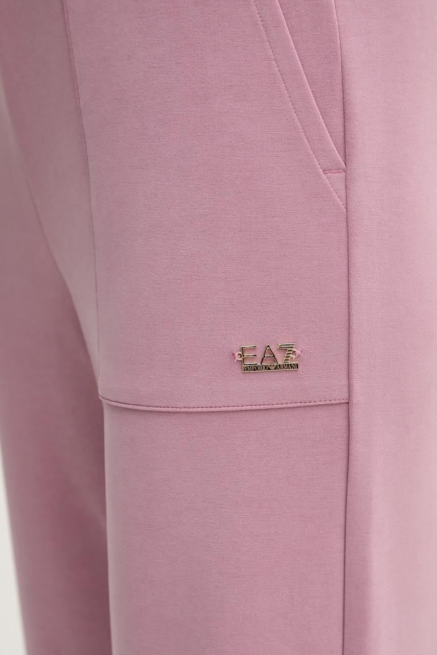 EA7 Emporio Armani teplákové nohavice dámske s modalom