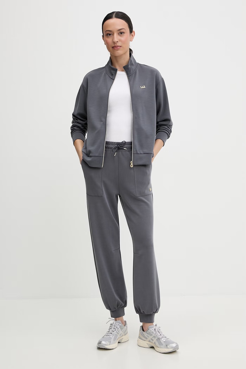 EA7 Emporio Armani teplákové nohavice dámske s modalom