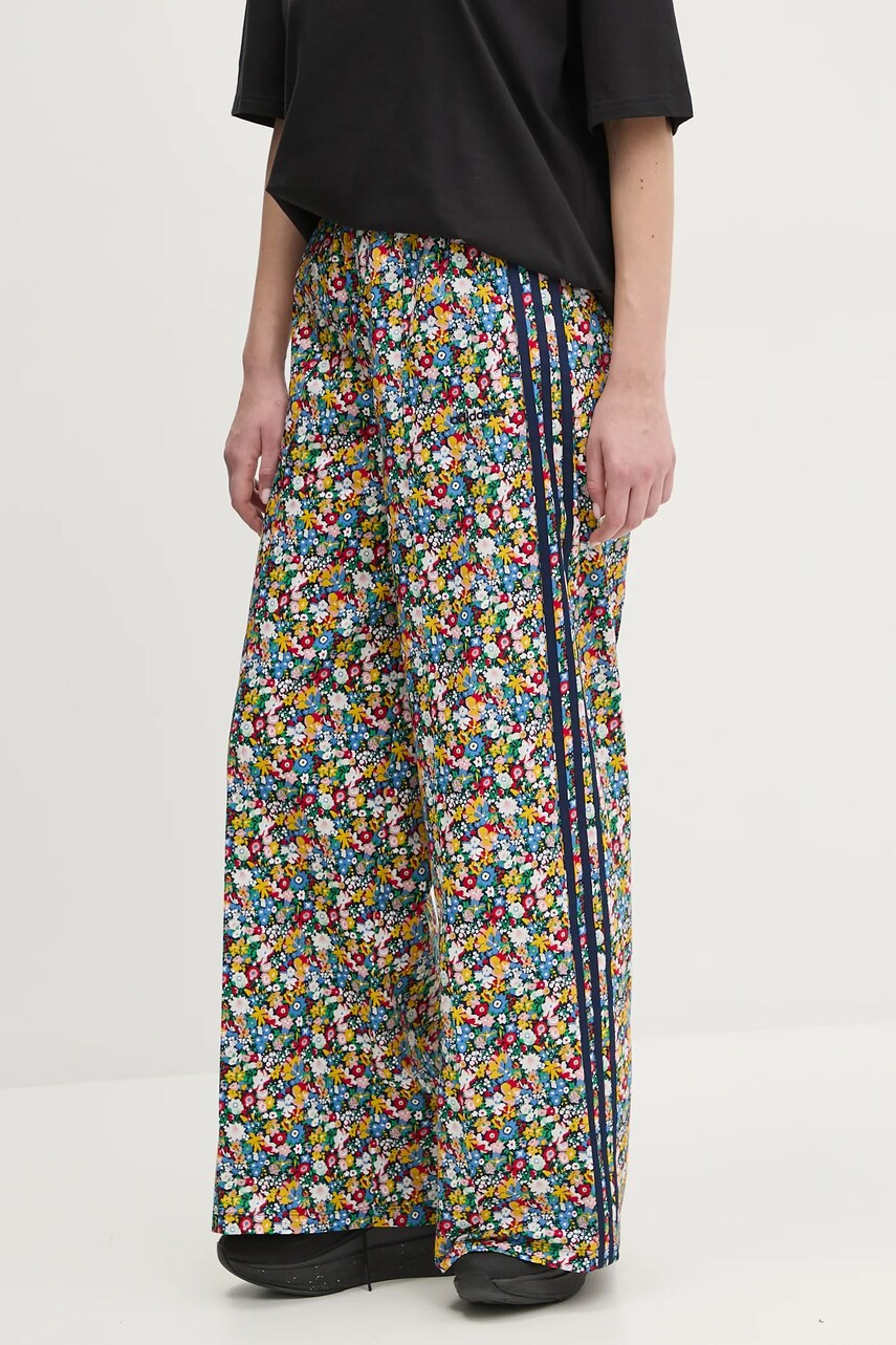adidas Originals pantaloni de bumbac Liberty femei, culoarea albastru marin, modelator, JC7787