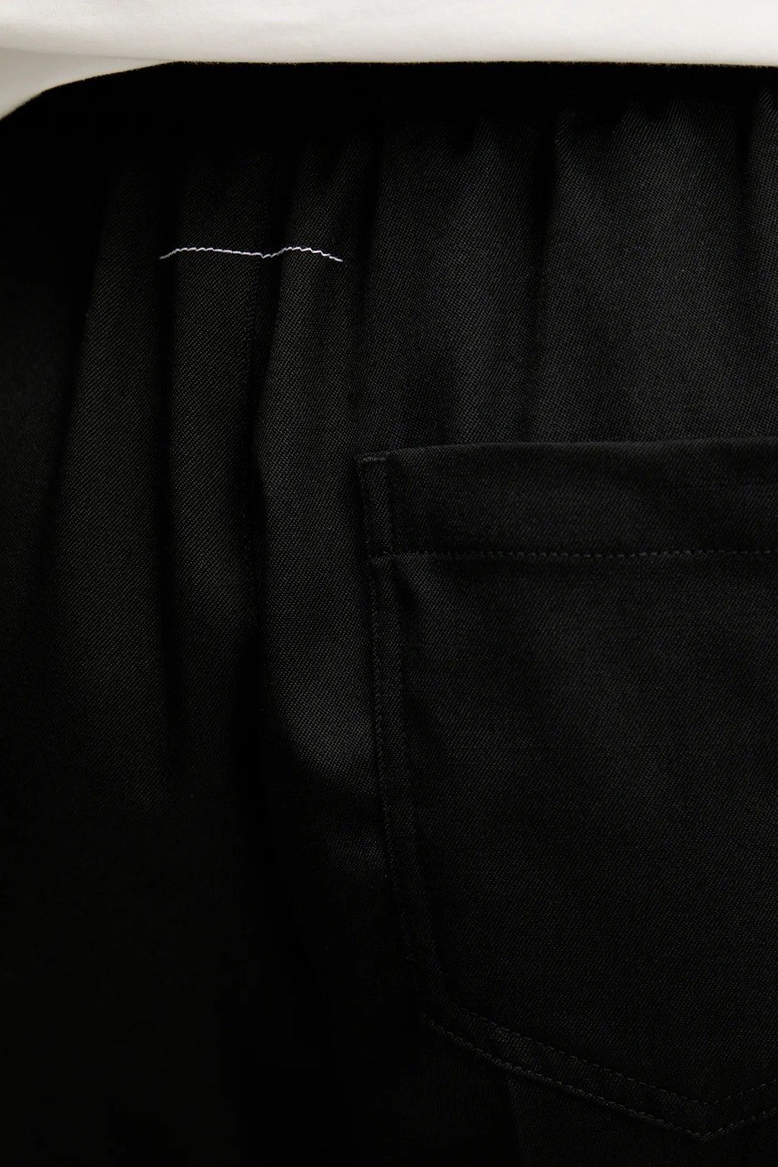 Παντελόνι από μείγμα μαλλιού MM6 Maison Margiela φωτογραφία