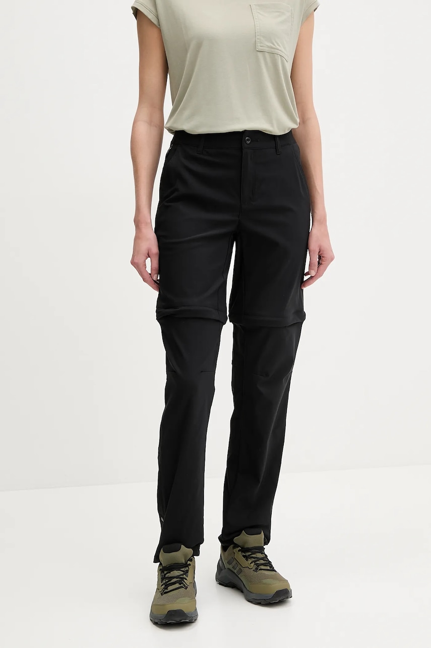 Columbia pantaloni de exterior Leslie Falls culoarea negru, 2087064