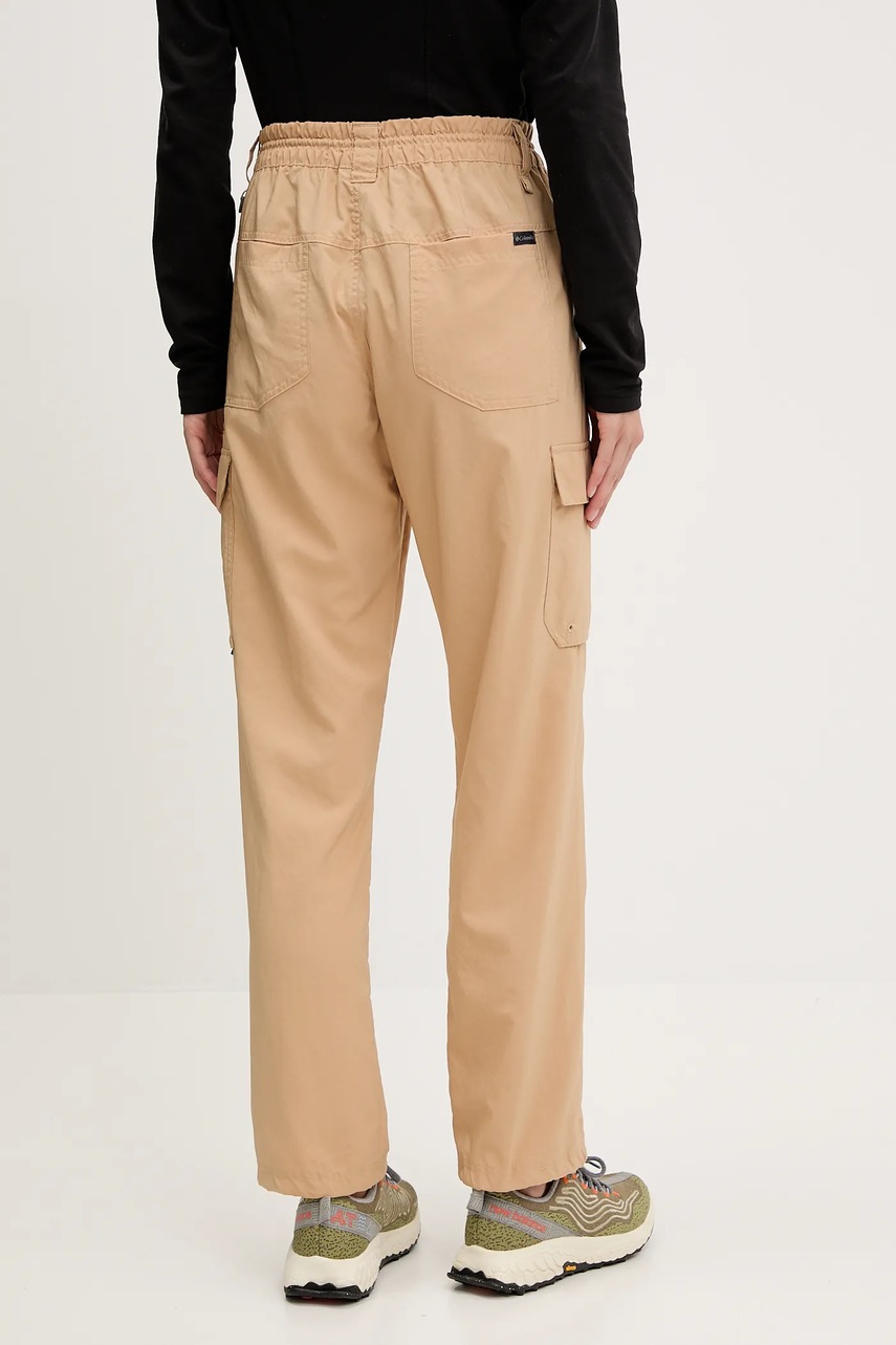 Παντελόνι εξωτερικού χώρου Columbia Skien Valley χρώμα: μπεζ, 2119143 φωτογραφία