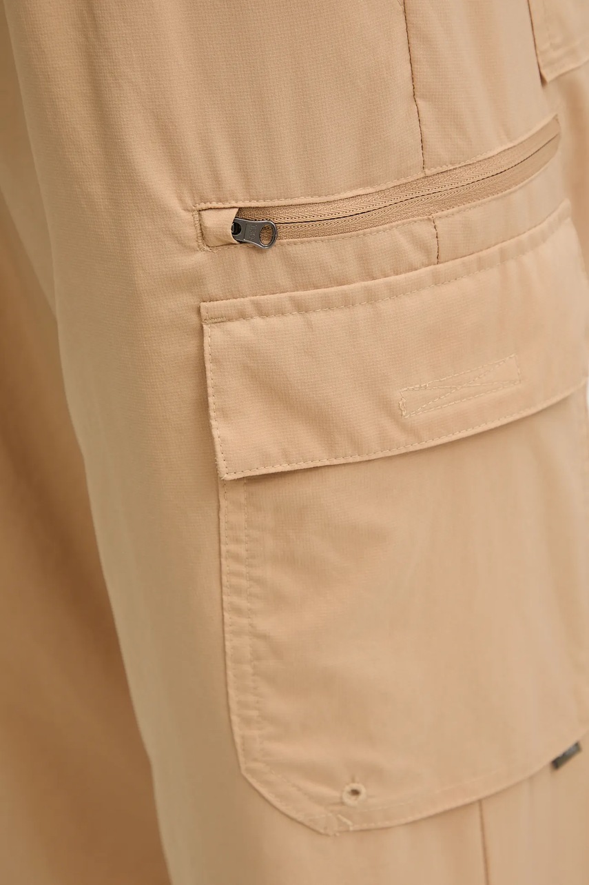 Παντελόνι εξωτερικού χώρου Columbia Skien Valley χρώμα: μπεζ, 2119143 φωτογραφία