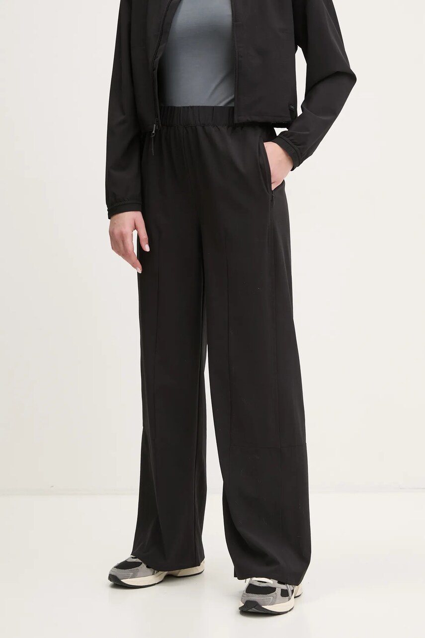 Levně Tréninkové kalhoty Calvin Klein Performance dámské, černá barva, hladké, LVGWS5P603