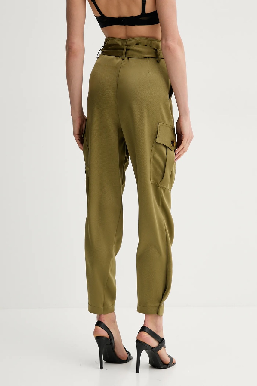 Παντελόνι Simona Corsellini χρώμα: πράσινο, P25CPPA020 φωτογραφία