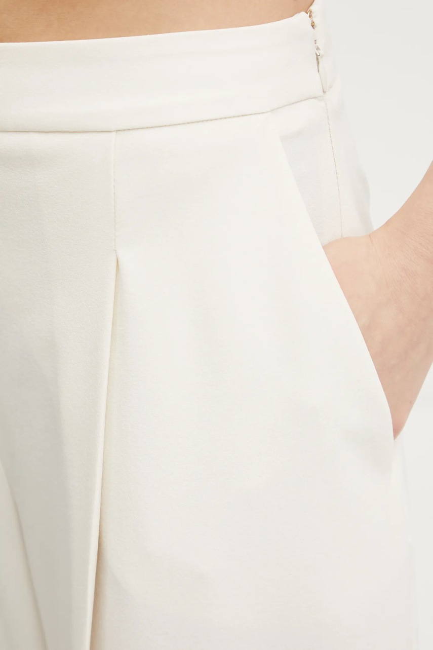 Παντελόνι Simona Corsellini χρώμα: μπεζ, P25CPPA010 φωτογραφία