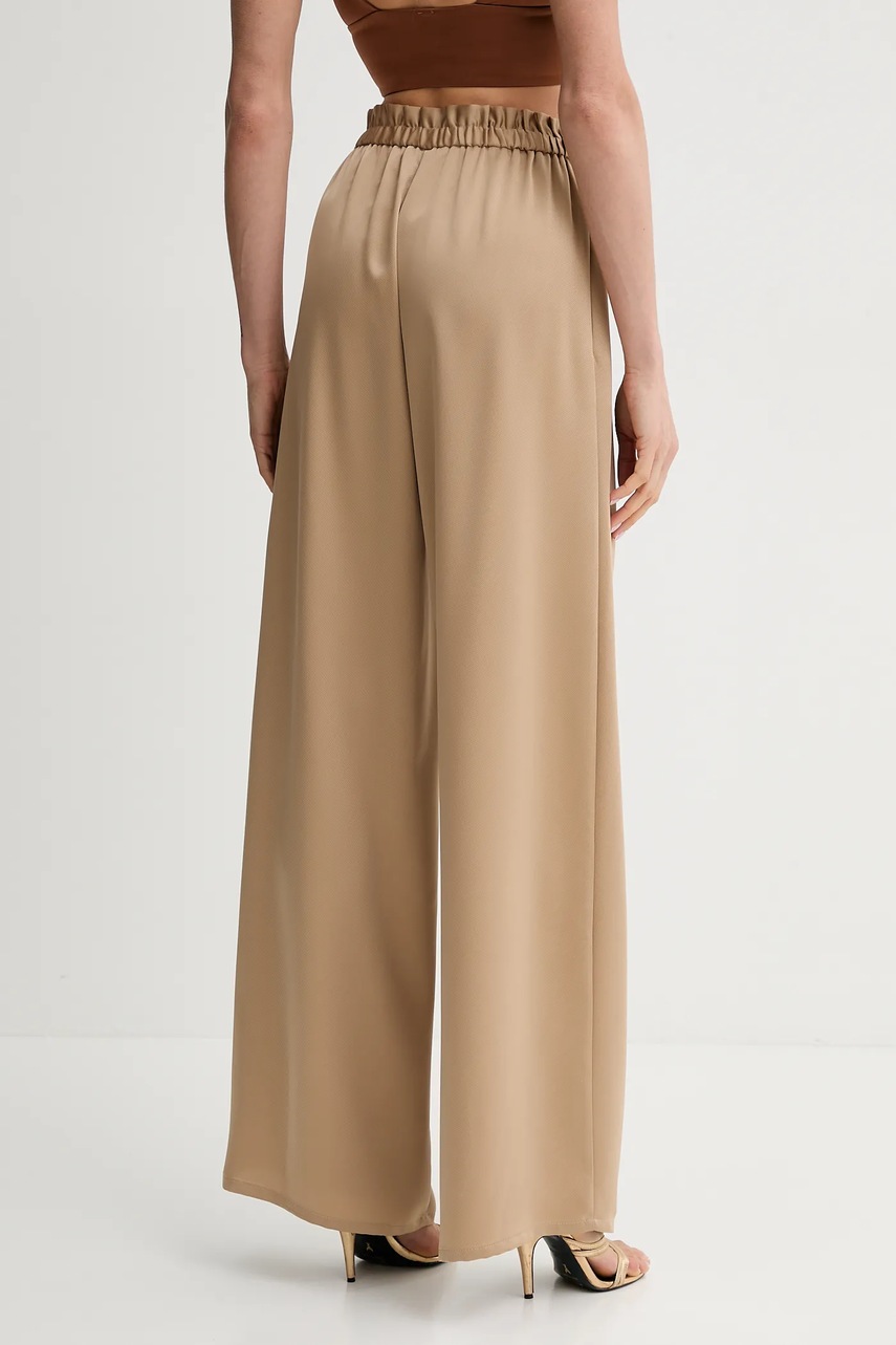 Παντελόνι Simona Corsellini χρώμα: μπεζ, P25CPPA004 φωτογραφία