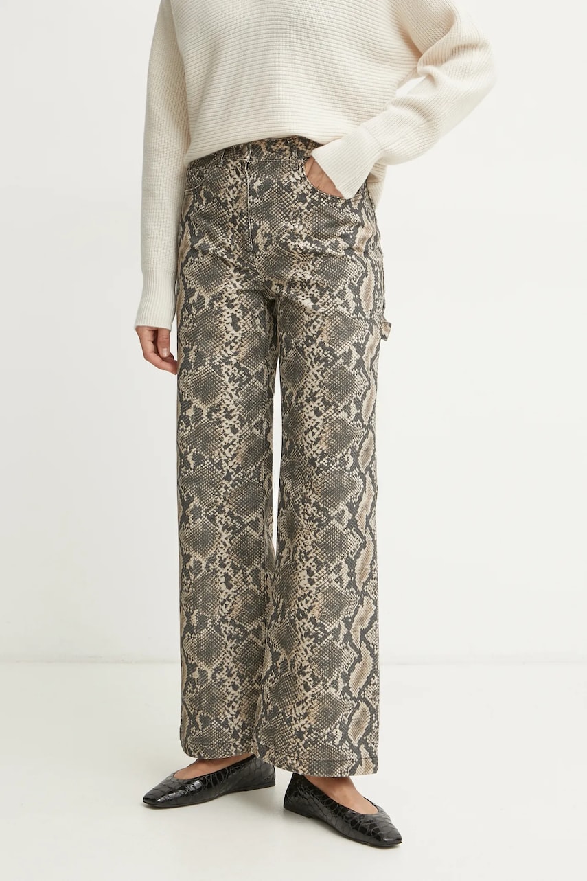 MAX&Co. jeansi femei, culoarea bej, 2516131031200 MAX&Co. jeansi femei, culoarea bej, 2516131031200