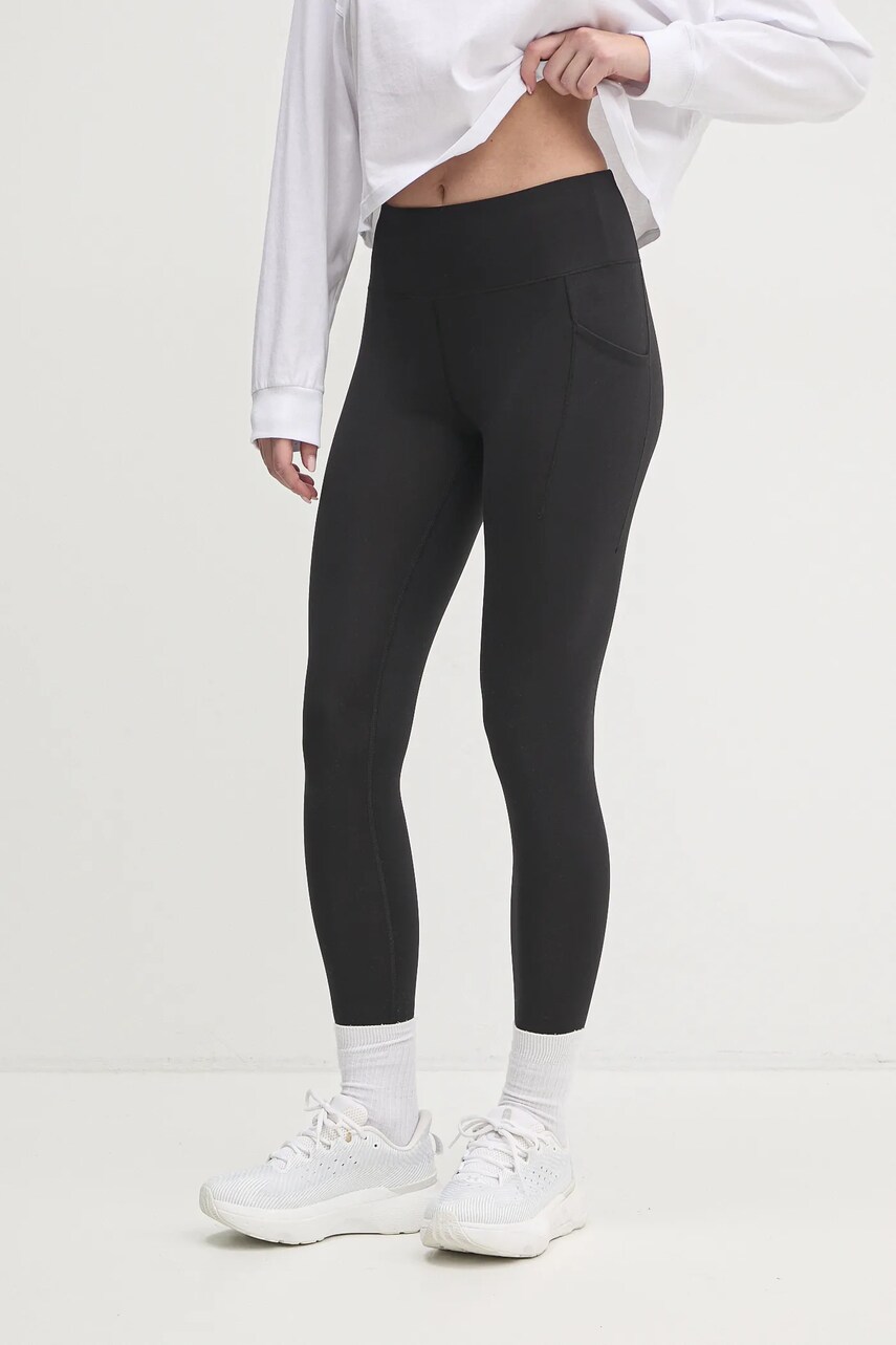 Dkny colanti femei, culoarea negru, neted, DP5P3555 Dkny colanti femei, culoarea negru, neted, DP5P3555