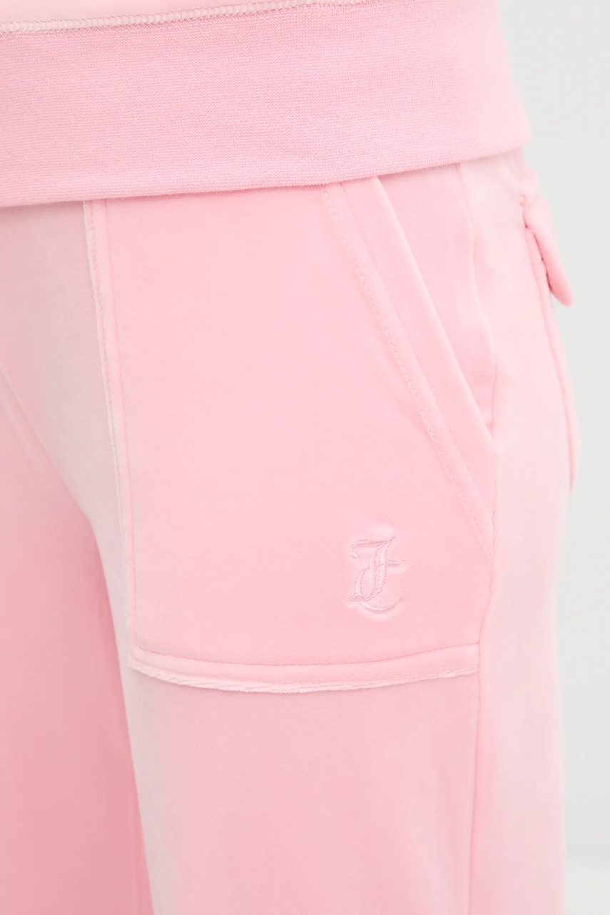 Juicy Couture teplákové nohavice dámske LAYLA POCKET LR