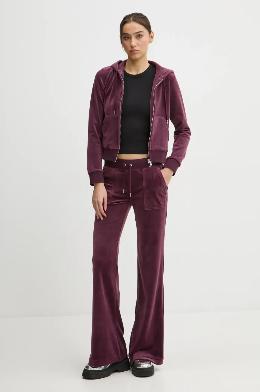 Спортивные штаны Juicy Couture цвет бордовый однотонные JCSEBJ001EU Спортивные штаны Juicy Couture цвет бордовый однотонные JCSEBJ001EU