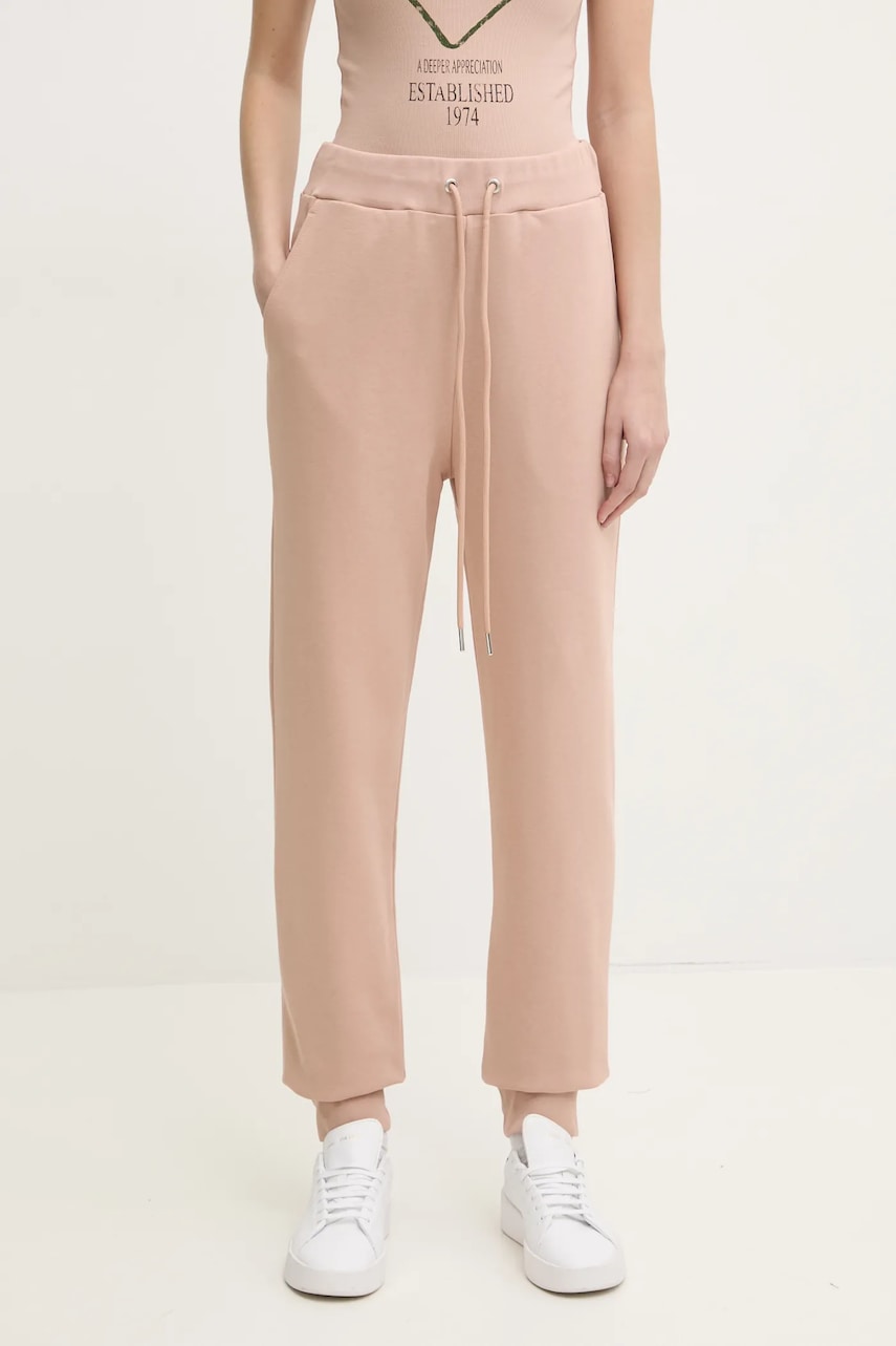 Iceberg pantaloni de trening culoarea bej, neted, B041 6317 Iceberg pantaloni de trening culoarea bej, neted, B041 6317