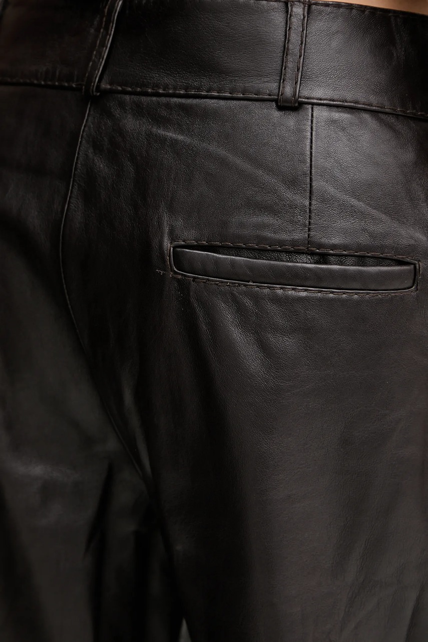 Kožené kalhoty Pinko REIMAGINE by Patrick Mcdowell (obrázek 4)