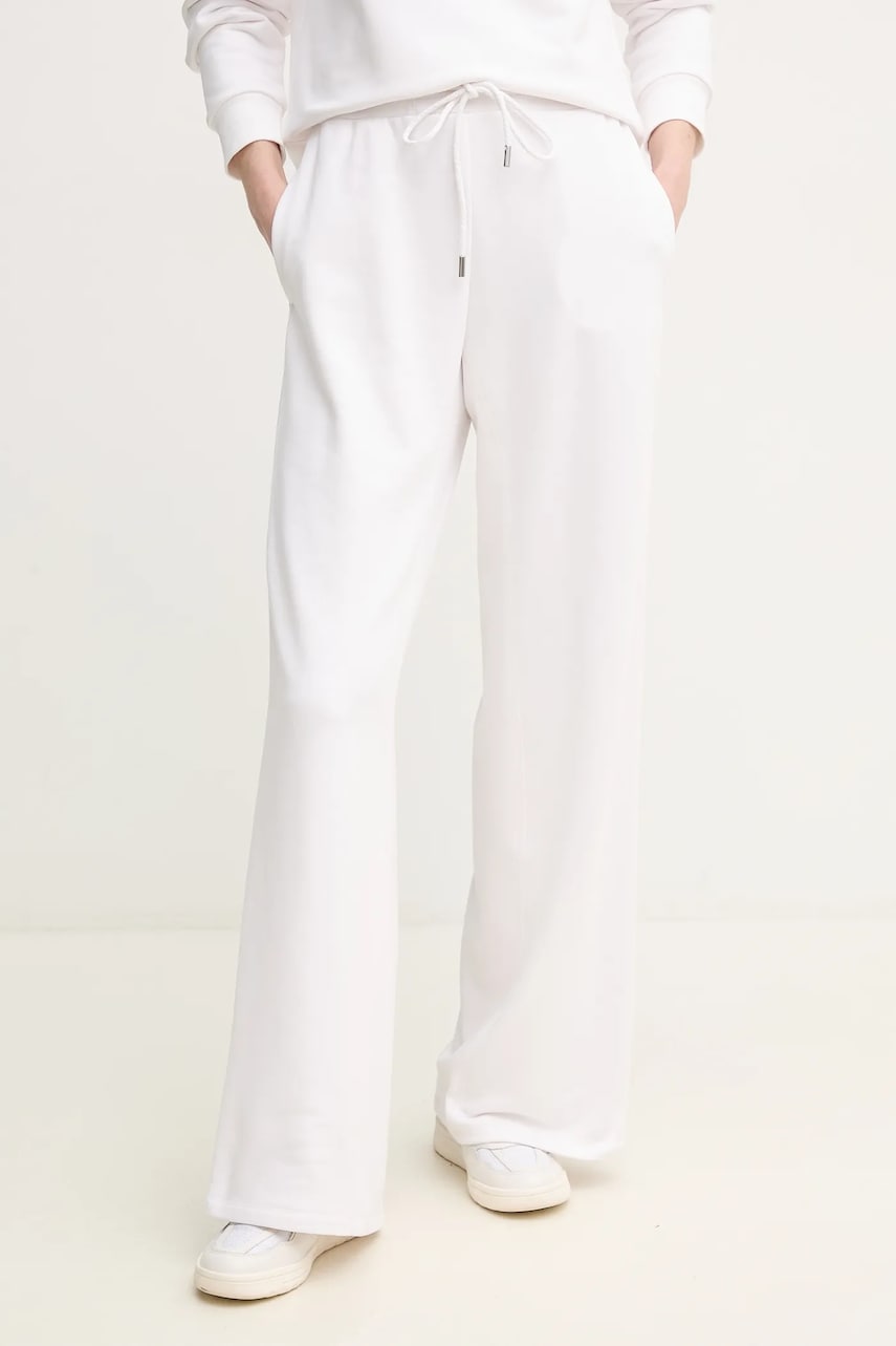 MM pantaloni de trening culoarea alb, 2516781097600