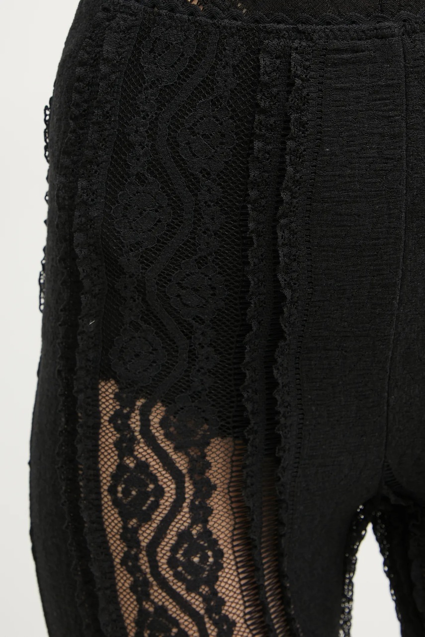 Παντελόνι Charo Ruiz Ibiza Eana χρώμα: μαύρο, 255501 φωτογραφία