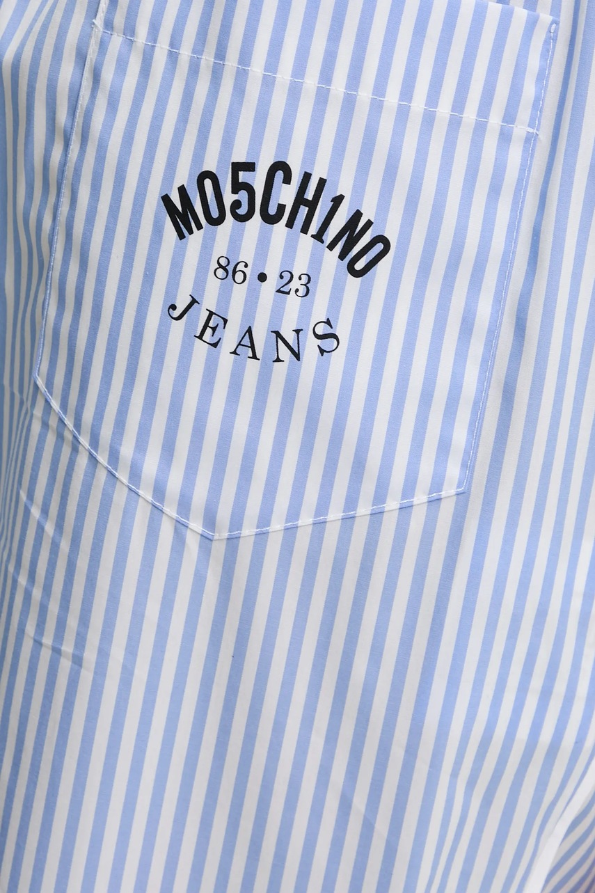 Bavlněné kalhoty Moschino Jeans (obrázek 5)