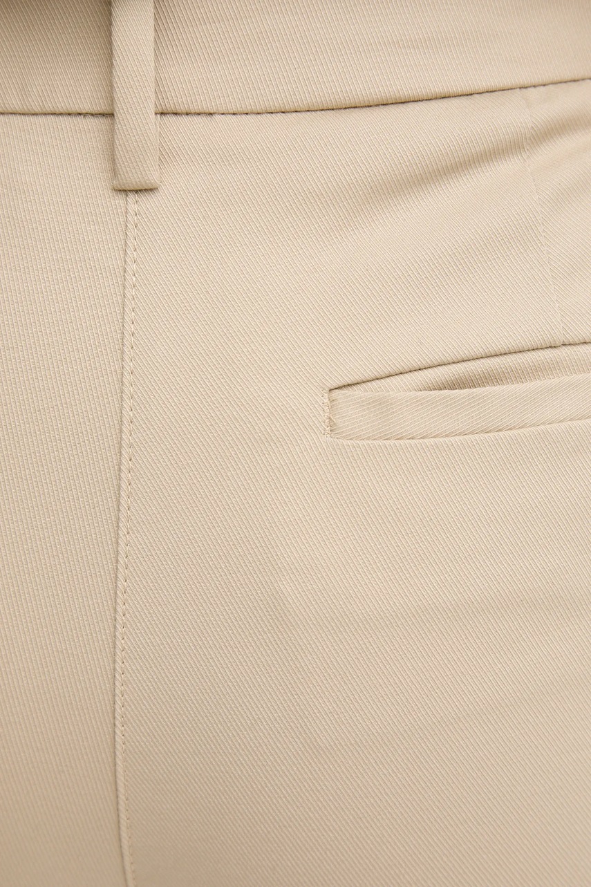 Παντελόνι United Colors of Benetton χρώμα: μπεζ, 40FADF08U φωτογραφία