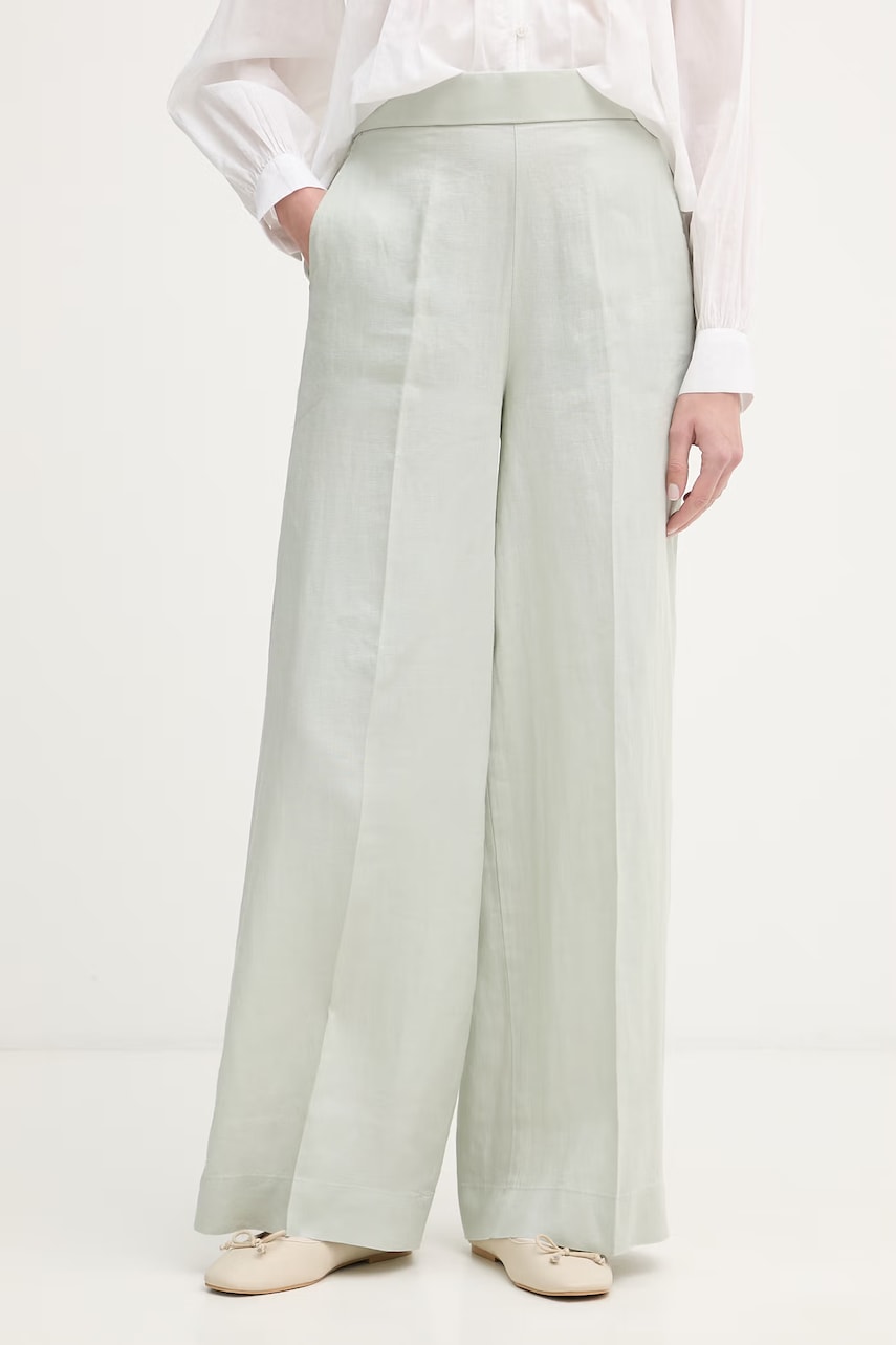 United Colors of Benetton pantaloni de damă de in