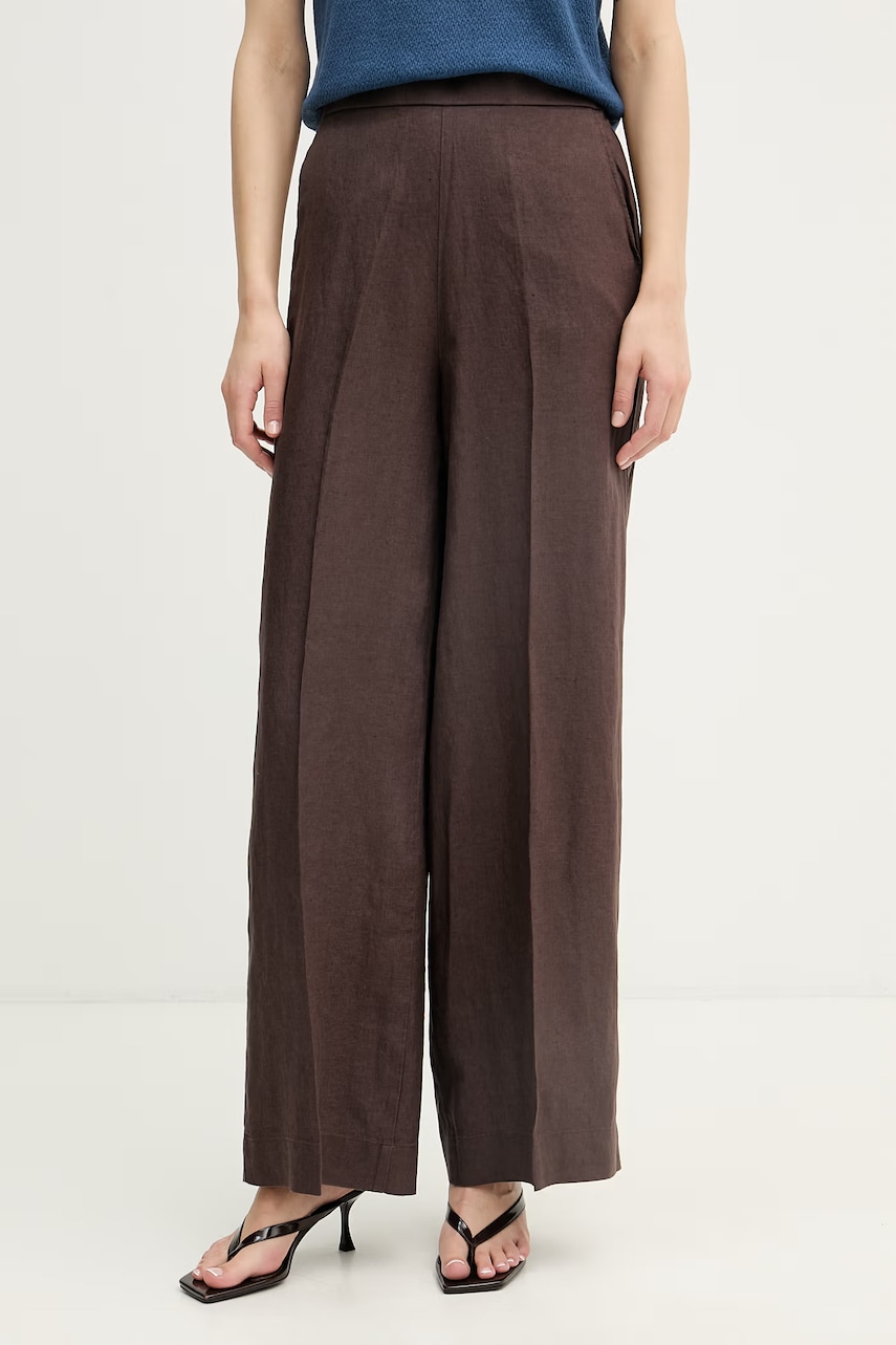 United Colors of Benetton pantaloni femeiești din in