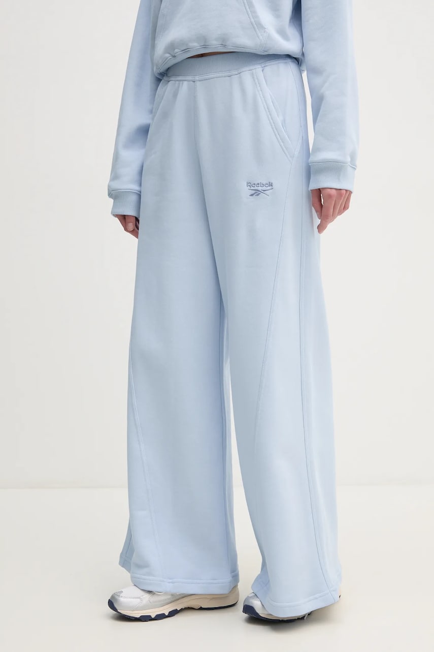 Reebok Classic pantaloni de trening din bumbac neted, 100221444 Reebok Classic pantaloni de trening din bumbac neted, 100221444