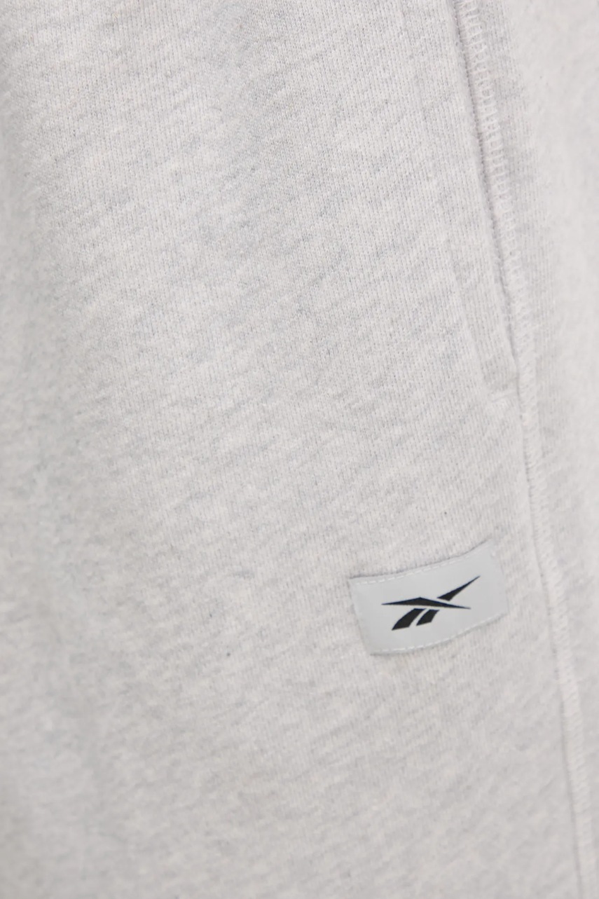 Бавовняні спортивні штани Reebok Classic колір сірий меланж 100221467 