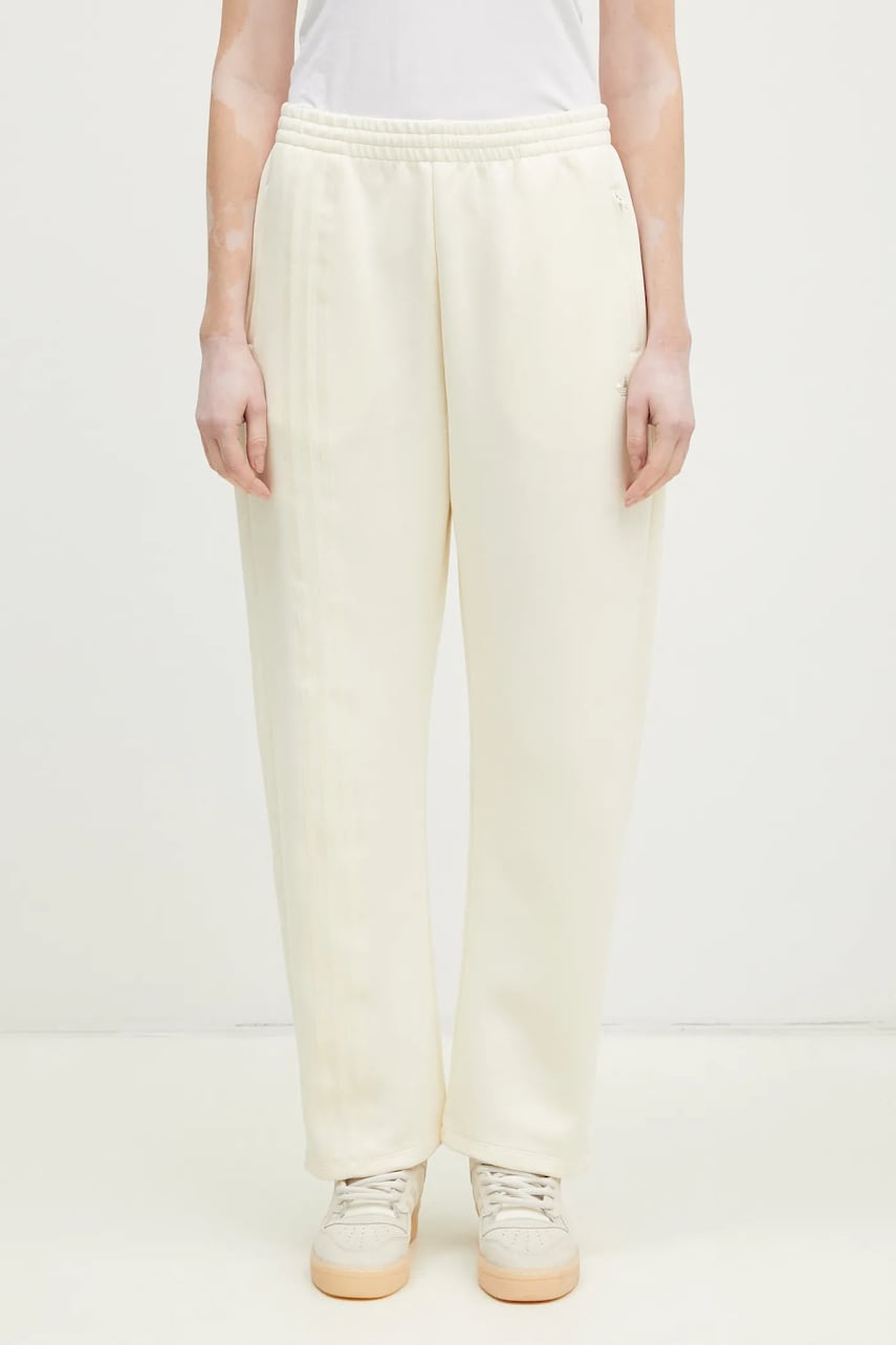 adidas Originals pantaloni de trening din bumbac Os Sweatpant culoarea bej, uni, JJ0943