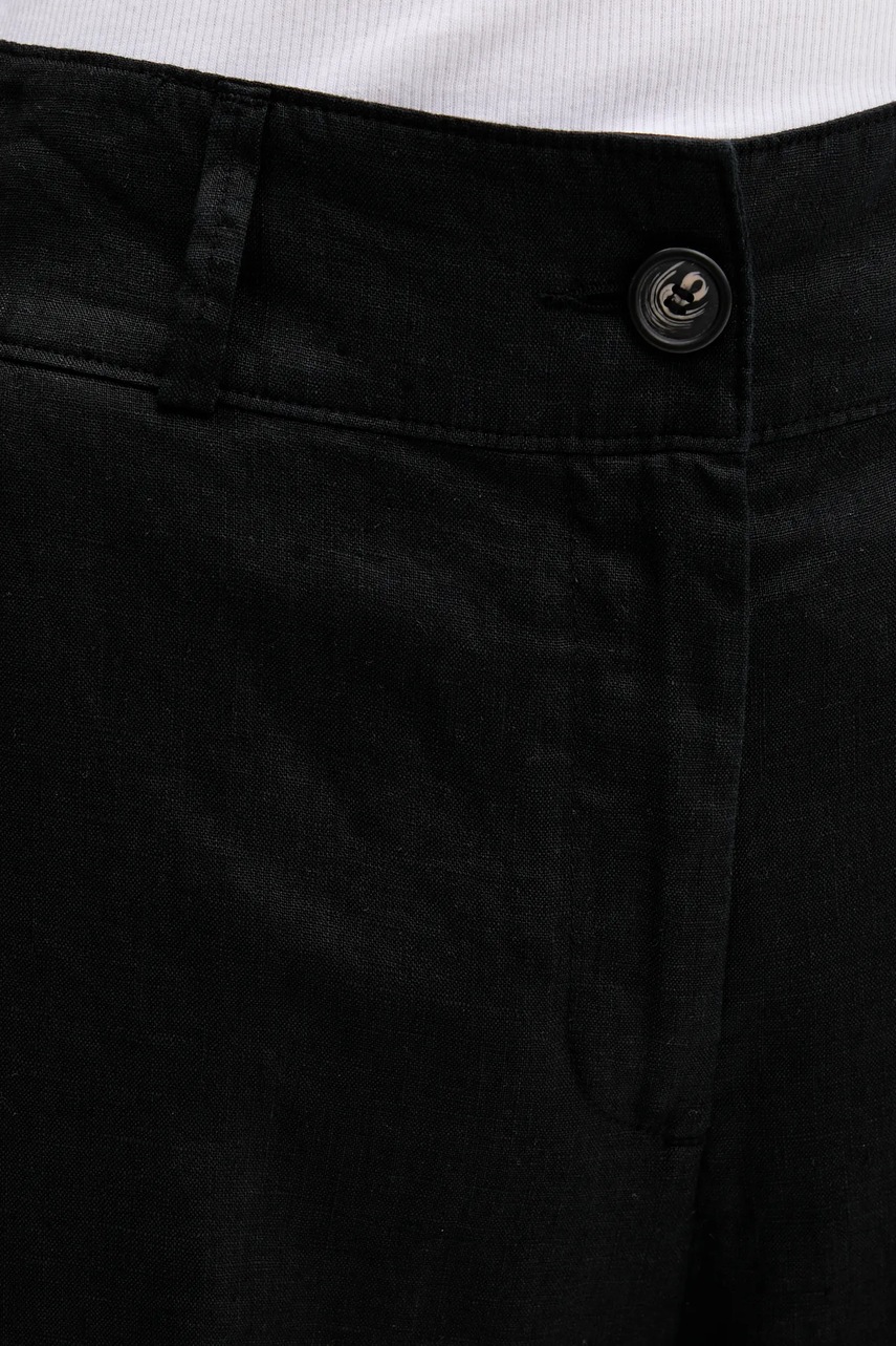 Λινό παντελόνι United Colors of Benetton φωτογραφία