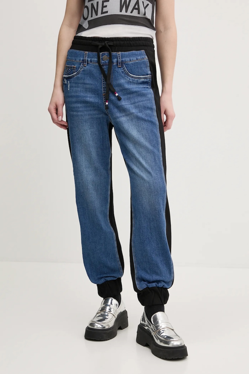 Desigual pantaloni de trening PEETERS femei, neted, 25SWDD73 Desigual pantaloni de trening PEETERS femei, neted, 25SWDD73