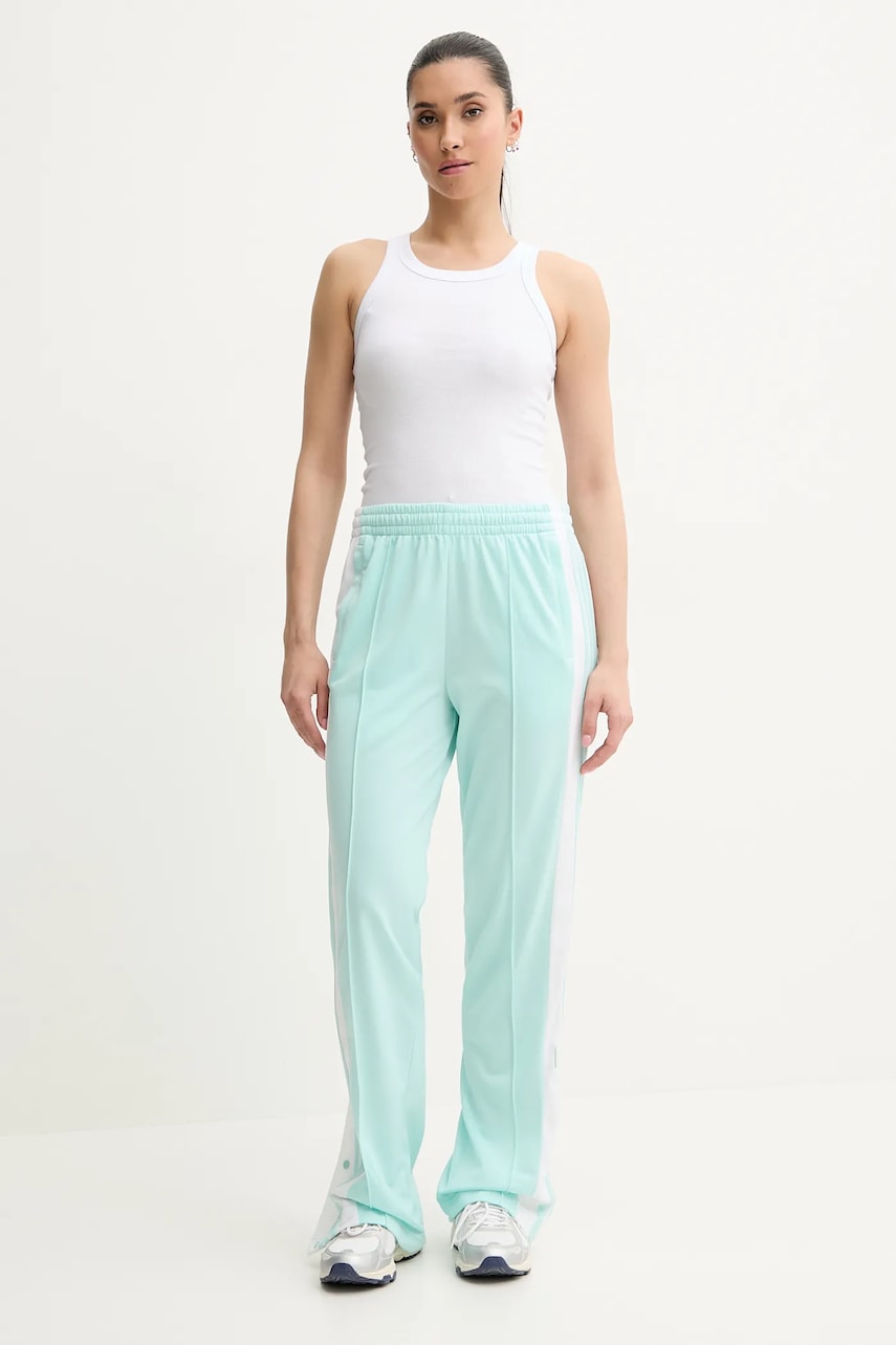 Спортивные штаны adidas Originals Adibreak цвет бирюзовый узор JD0854 Спортивные штаны adidas Originals Adibreak цвет бирюзовый узор JD0854
