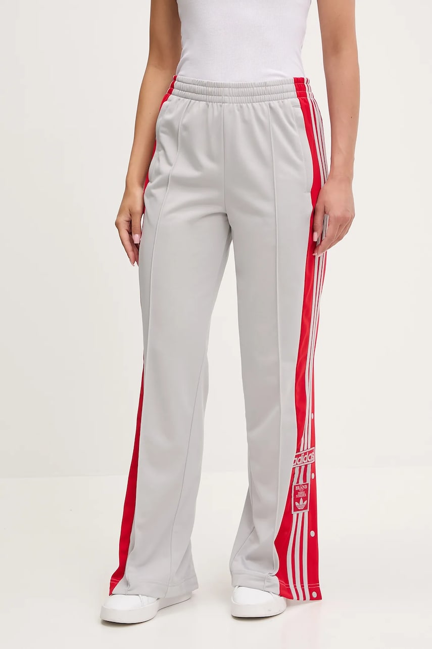 adidas Originals pantaloni de trening Adibreak culoarea gri, cu imprimeu, JP2304