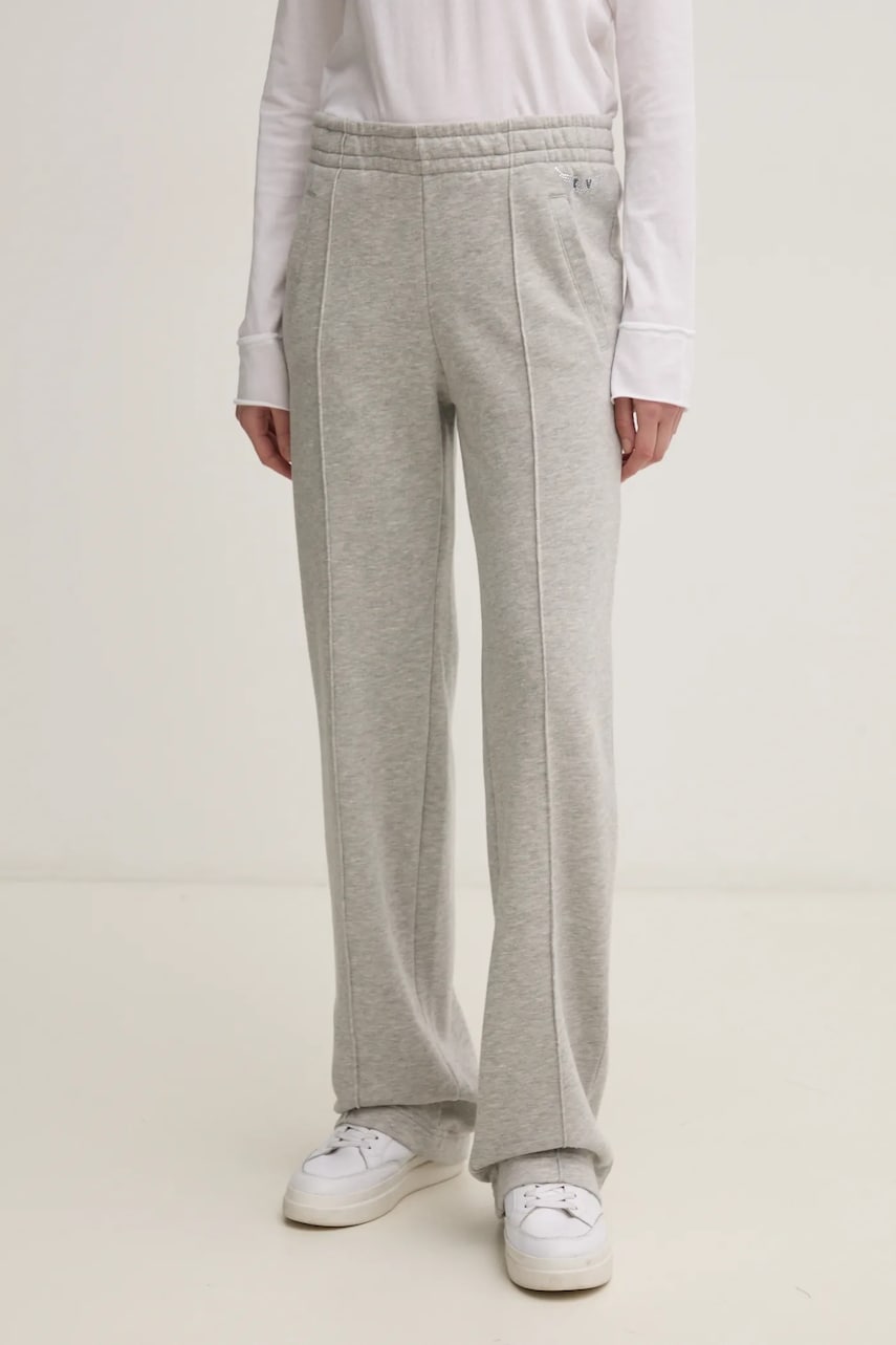 ZADIG&VOLTAIRE pantaloni de trening culoarea gri, melanj, JWSP00008 ZADIG&VOLTAIRE pantaloni de trening culoarea gri, melanj, JWSP00008