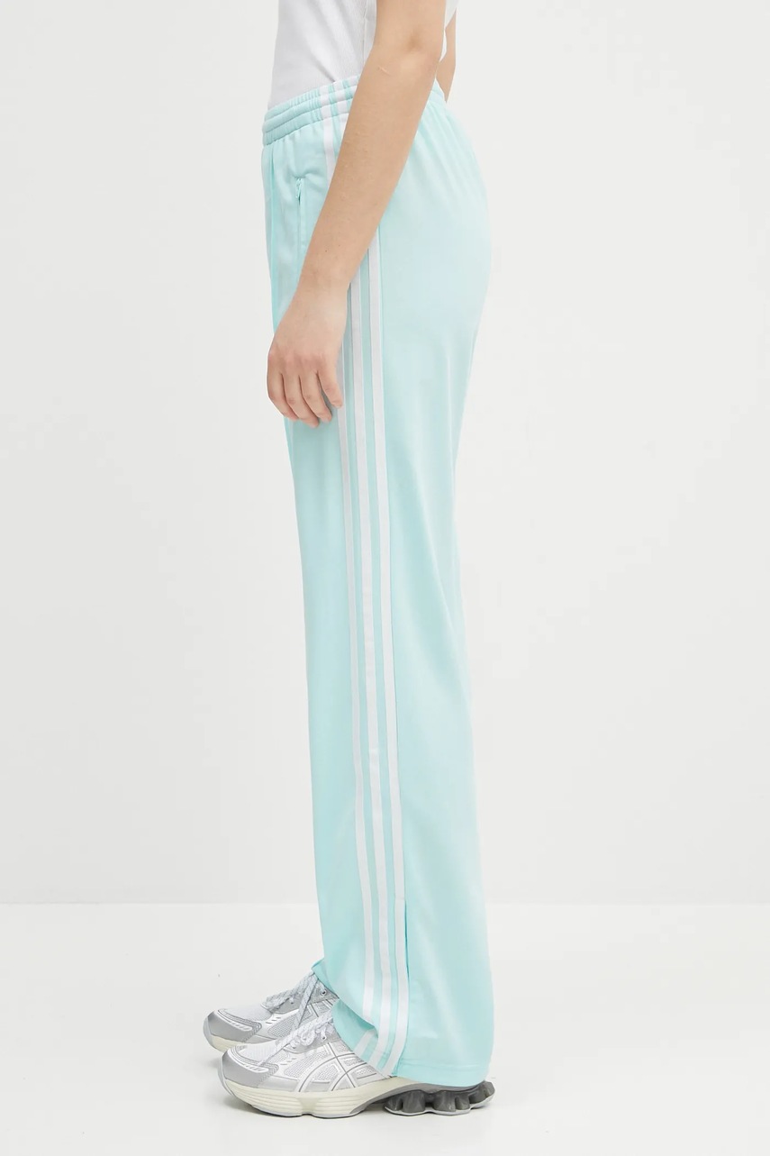 Спортивные штаны adidas Originals Firebird TP цвет бирюзовый с аппликацией JC8287