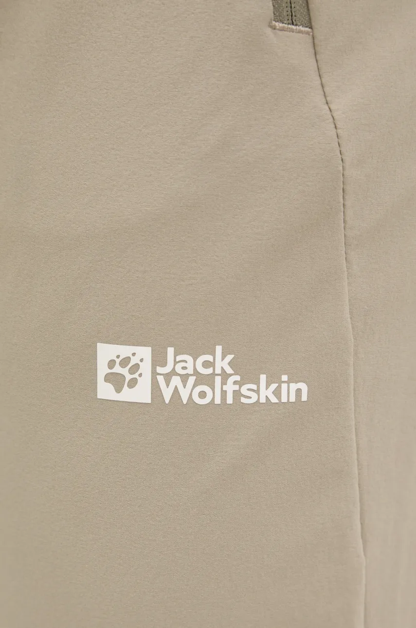 Брюки outdoor Jack Wolfskin Hikeout цвет бежевый A63927 Брюки outdoor Jack Wolfskin Hikeout цвет бежевый A63927