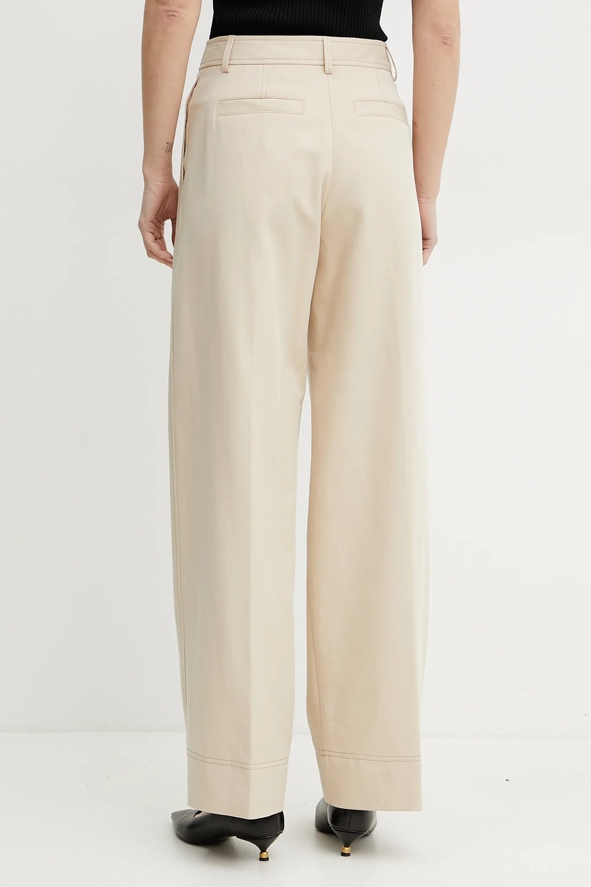 Kalhoty s příměsí lnu BOSS Orange (obrázek 3)