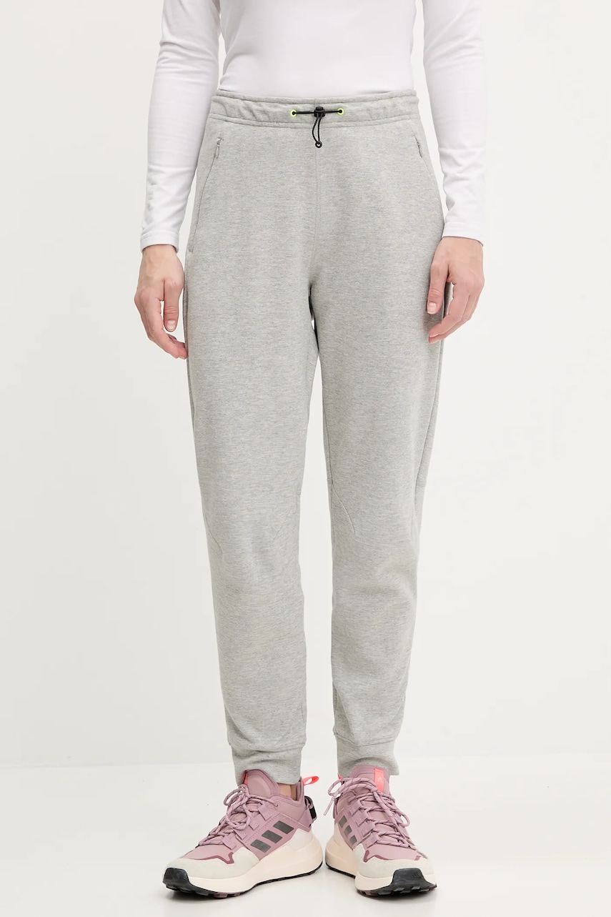 Helly Hansen pantaloni de trening HP TECH culoarea gri, neted, 34492