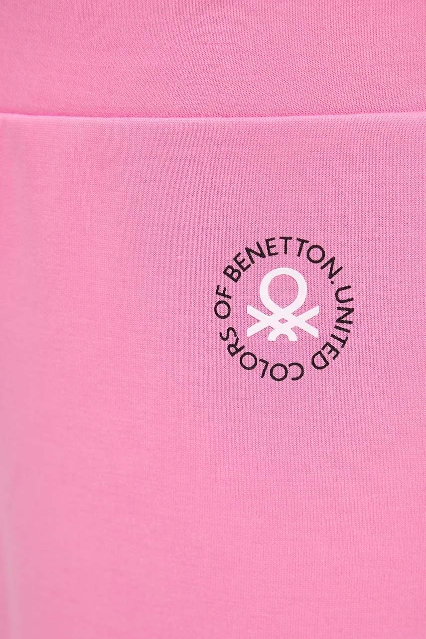 Παντελόνι φόρμας United Colors of Benetton χρώμα: ροζ, 3JLC3F04C φωτογραφία